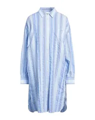 リプレイ レディース トップス シャツ REPLAY ストライプ柄シャツ Sky Blue ブルーのサムネイル