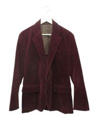 ラコステ LACOSTE コーデュロイテーラードジャケット 50/3 ボルドー アウター 上着