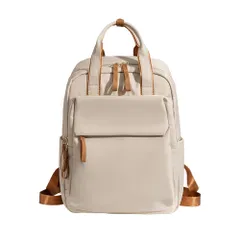 [CARRY ALL BEFORE ONE] PCリュック レディース パソコン ビジネス PC収納 A4 14インチPC対応 キャリーオン機能 背面ポケット 撥水・耐傷 ベージュ [ベージュ]