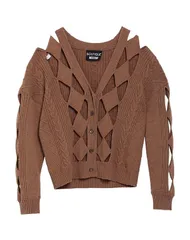 ブティックモスキーノ レディース ニット カーディガン BOUTIQUE MOSCHINO カーディガン Khaki カーキのサムネイル