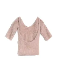 マルタンマルジェラ レディース ニット プルオーバー MM6 MAISON MARGIELA プルオーバー Pale Pink ピンクのサムネイル