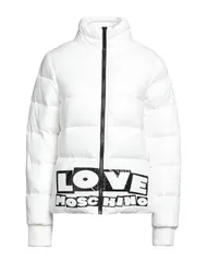 ラブ モスキーノ レディース アウター ダウンシンセティック LOVE MOSCHINO パファージャケット White ホワイトのサムネイル