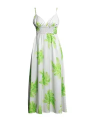 ヴェルナ レディース ドレス ミディ丈ワンピース BERNA ひざ丈ワンピース Light Green グリーン