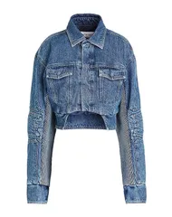 オフホワイト レディース アウター OFFWHITE デニムブルゾン Blue ブルーのサムネイル