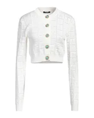 バルマン レディース ニット カーディガン BALMAIN カーディガン White ホワイトのサムネイル