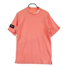 サイズ：L PUMA GOLF プーマゴルフ  モックネック 半袖Tシャツ  ピンク系 [240101643947] ゴルフウェア メンズ ストスト