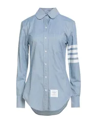 トムブラウン レディース トップス シャツ THOM BROWNE 無地シャツ＆ブラウス Blue Gray グレーのサムネイル