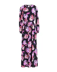 ダイアン フォン ファステンバーグ レディース ドレス DIANE VON FURSTENBERG ロングワンピース・ドレス Black ブラック