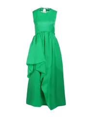 セシリエバンセン レディース ドレス ミディ丈ワンピース CECILIE BAHNSEN ひざ丈ワンピース Green グリーン