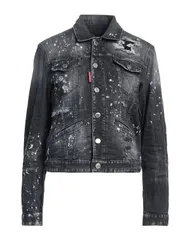 ディースクエアード レディース アウター DSQUARED2 デニムブルゾン Black ブラックのサムネイル