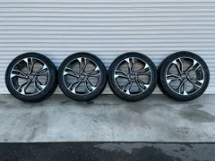 値下げ! アウディ A5 S5 社外 アルミホイール ドッペルスポーク 20インチ 4本セット アルミホイール タイヤ付き 9.0J +30 5H PCD 112 サマータイヤ ブリヂストン/BRIDGESTONE ALENZA 255/45R20 中古品のサムネイル