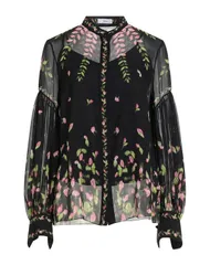 アーデム レディース トップス シャツ ERDEM フローラル柄シャツ＆ブラウス Black ブラックのサムネイル