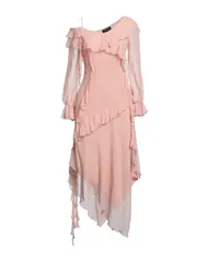 ブルマリン レディース ドレス ミディ丈ワンピース BLUMARINE ひざ丈ワンピース Pale Pink ピンク