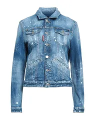 ディースクエアード レディース アウター DSQUARED2 デニムブルゾン Blue ブルーのサムネイル