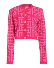バルマン レディース アウター ジャケットブルゾン BALMAIN ブルゾン Fuchsia フューシャのサムネイル