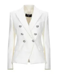 バルマン レディースーツ ブレザー BALMAIN テーラードジャケット White ホワイトのサムネイル