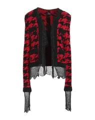 バルマン レディース アウター ジャケットブルゾン BALMAIN ブルゾン Red レッドのサムネイル