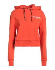 バルマン レディース トップスウェットシャツ BALMAIN パーカー Orange オレンジのサムネイル
