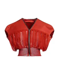 リックオウエンス レディース アウター ジャケットブルゾン RICK OWENS ブルゾン Orange オレンジのサムネイル