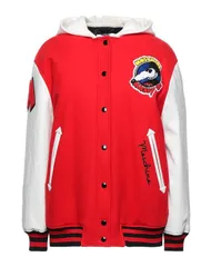 モスキーノ レディース アウター ジャケットブルゾン MOSCHINO ボンバージャケット Red レッドのサムネイル