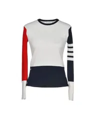 トムブラウン レディース ニット プルオーバー THOM BROWNE プルオーバー White ホワイトのサムネイル