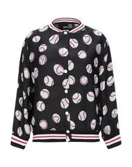 ラブ モスキーノ レディース アウター ジャケットブルゾン LOVE MOSCHINO ボンバージャケット Black ブラックのサムネイル