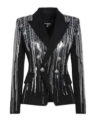 バルマン レディースーツ ブレザー BALMAIN テーラードジャケット Black ブラックのサムネイル