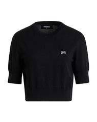 大幅値下げ】alexanderwang 半袖 クロップドニット ブラック - メルカリ