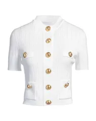 バルマン レディース ニット カーディガン BALMAIN カーディガン White ホワイトのサムネイル