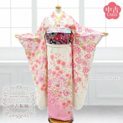 特価 ブランド「LIZ LISA」振袖＋長襦袢（衣紋抜き）セット（中古 