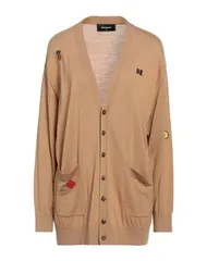 ディースクエアード レディース ニット カーディガン DSQUARED2 カーディガン Camel キャメルのサムネイル