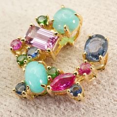 極美品◇クリスチャン ラクロワ ペンダントトップ クロス カラー