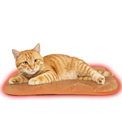 ペット用ホットマット 猫毛布 布団 体温で蓄熱 電気不用 ペット用ブランケット 物理的保温 犬ベッドマット 暖かい 睡眠マット 洗える ふわふわ 保温マット あったか 冬 寒さ対策55*40cm ブラウンkoe 02d33291