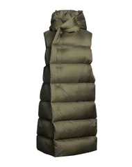 リックオウエンス レディース アウター ダウンシンセティック RICK OWENS パファージャケット Military Green グリーンのサムネイル