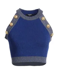 バルマン レディース トップス BALMAIN トップス Blue ブルーのサムネイル