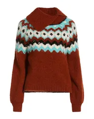 リュージョー レディース ニット タートルネック LIU JO タートルネック Reddish Brown ブラウンのサムネイル