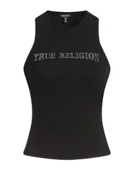 トゥルーレリジョン レディース トップス タンクトップ TRUE RELIGION タンクトップ Black ブラックのサムネイル