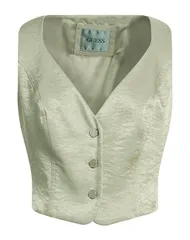 ゲス レディースーツ テーラードベスト GUESS ジレ Sage Green グリーンのサムネイル