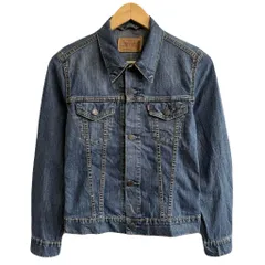 (レディース) Levi's リーバイス デニムジャケット Gジャン インディゴブルー Sサイズ No.P014