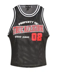 トゥルーレリジョン レディース トップス タンクトップ TRUE RELIGION タンクトップ Black ブラックのサムネイル