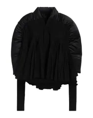 リックオウエンス レディース アウター ダウンシンセティック RICK OWENS パファージャケット Black ブラックのサムネイル