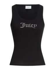 ジューシークチュール レディース トップス タンクトップ JUICY COUTURE タンクトップ Black ブラックのサムネイル