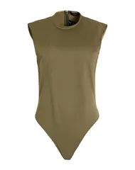 マグラー レディース トップス ボディスーツ MUGLER ボディスーツ トップス Military Green グリーン