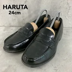 HARUTA ハルタ TRADITIONAL ローファー 45140 ブラック 日本製 トラディショナル コインローファー 学生靴 通学 通勤 冠婚葬祭 フォーマルシューズ ビジネス 卒業式 入学式 定番 ラウンドトゥ スリッポン  24cm ★ ■■