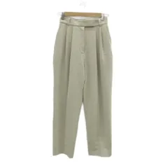 ミラオーウェン Mila Owen スラックスパンツ テーパードパンツ ロング丈 S ベージュ 無地 /SY10 ■ECA001
