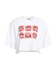フィオルッチ レディース トップス Tシャツ FIORUCCI クロップ トップス White ホワイトのサムネイル