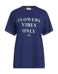 エリザベッタフランキ レディース トップス Tシャツ ELISABETTA FRANCHI Ｔシャツ Navy ネイビーのサムネイル