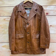 70s Sears シアーズ　レザーコート　レザージャケットのサムネイル