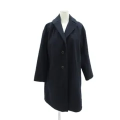 ショコラフィネローブ chocol raffine robe チェスターコート ロング丈 F 紺 無地 /SY26 ■ECA001のサムネイル