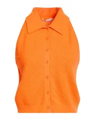 アリス アンド オリビア レディース ニット カーディガン ALICE OLIVIA ニットベスト Orange オレンジのサムネイル